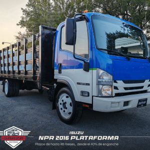 ISUZU NPR 2016 PLATAFORMA