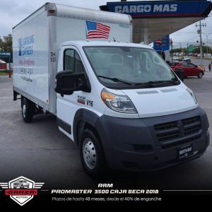 RAM PROMASTER 3500 CAJA SECA 2018